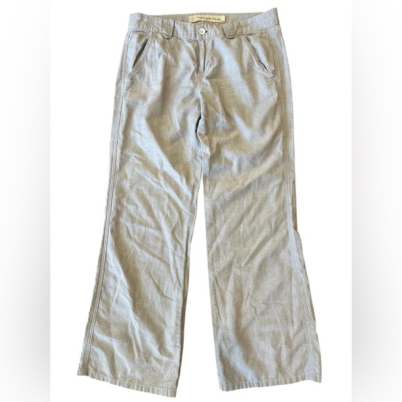 Daughters of the Liberation Anthropologie Linen Wide Leg Pant Sz 8 - Picture 3 of 5